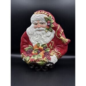 Fitz And Floyd Classic Renaissance Plate Or Wall Hanging Original box & Packing